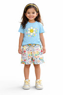 Conjunto Camila SHORT ESTAMPADO CONFORTÁVEL + CAMISETA MODERNA