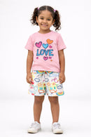 Conjunto Camila SHORT ESTAMPADO CONFORTÁVEL + CAMISETA MODERNA