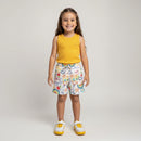 Conjunto Luana SHORT ESTAMPADO CONFORTÁVEL + CAMISETA CANELADA