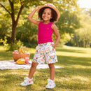 Conjunto Luana SHORT ESTAMPADO CONFORTÁVEL + CAMISETA CANELADA
