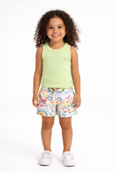 Conjunto Luana SHORT ESTAMPADO CONFORTÁVEL + CAMISETA CANELADA