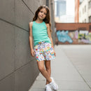 Conjunto Luana SHORT ESTAMPADO CONFORTÁVEL + CAMISETA CANELADA