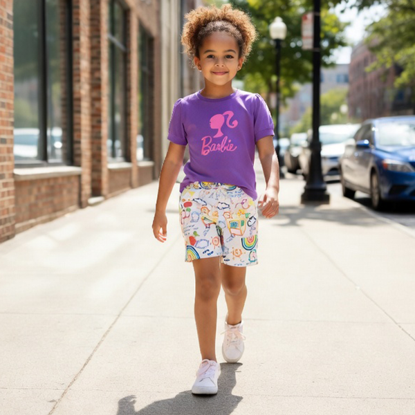 Conjunto Camila SHORT ESTAMPADO CONFORTÁVEL + CAMISETA MODERNA