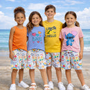 Conjunto Camila SHORT ESTAMPADO CONFORTÁVEL + CAMISETA MODERNA