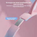 FONE DE OUVIDO GATINHO - Bluetooth e design de orelhas de gatinho com LED