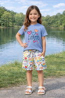 Conjunto Camila SHORT ESTAMPADO CONFORTÁVEL + CAMISETA MODERNA