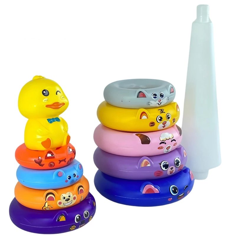 Torre Interativa de Empilhar – Diversão que ensina!