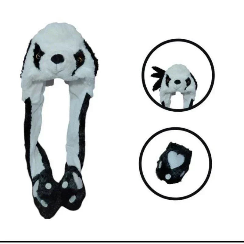 Touca Pelúcia Divertida com LED