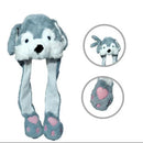 Touca Pelúcia Divertida com LED